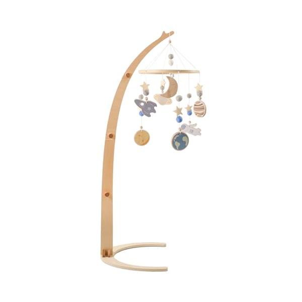 星月/-/-・Color:星月・育児サポートにぴったりベッドメリーと木製アームで構成された赤ちゃんをいたわるセットです。鋭くなく柔らかい自然な音は、赤ちゃんを癒し、安らかな眠りをサポートします。家事をしたいときや、どうしても作業から手が離せ...