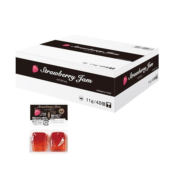 -/11g×48個/3316・FlavorName:イチゴジャムSize:11g×48個・砂糖類（水あめ（国内製造）、砂糖）、いちご／ゲル化剤（ペクチン）、酸味料・1個（11ｇ）当たり；エネルギー29Kcal たんぱく質0g 脂質0g 炭水...