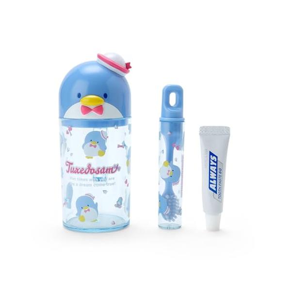 他サイト： サンリオ(SANRIO) サンリオ タキシードサム ハブラシ&amp;コップセット 歯ブラシセット タキサム TUXEDOSAM 12×7×5cm キャの商品画像