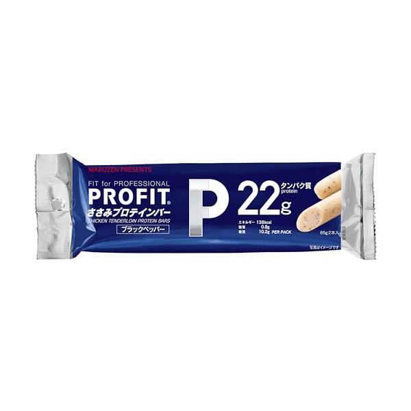 他サイト： 丸善 PROFITささみプロテインバー 新ペッパー 130g×10袋の商品画像