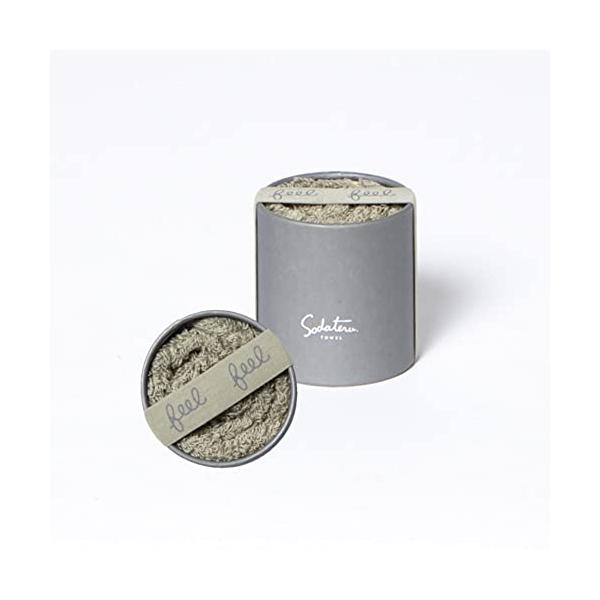 他サイト： 育てるタオル「feel」プチフェイスタオル カラー:モス(カーキ系)の商品画像