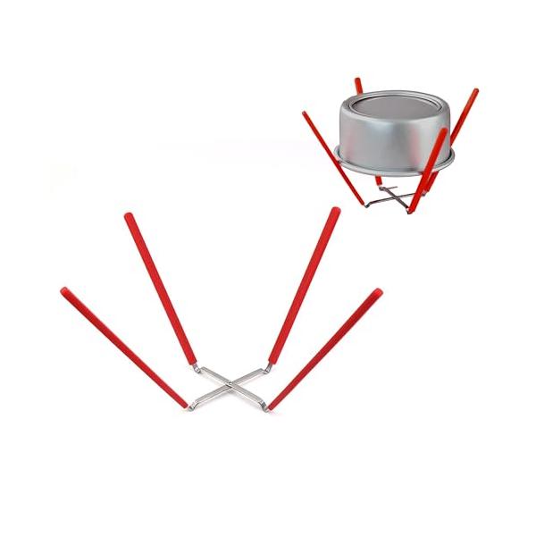 赤色/-/Lengque-JD・Color:赤色・(1) ケーキの形をキープしてきれいに冷ます(br) 焼き上がったシフォンケーキやスポンジケーキを倒して冷ますことで、ふんわりとした食感と形を保ち、表面に跡がつきにくく仕上げやすくなります。...