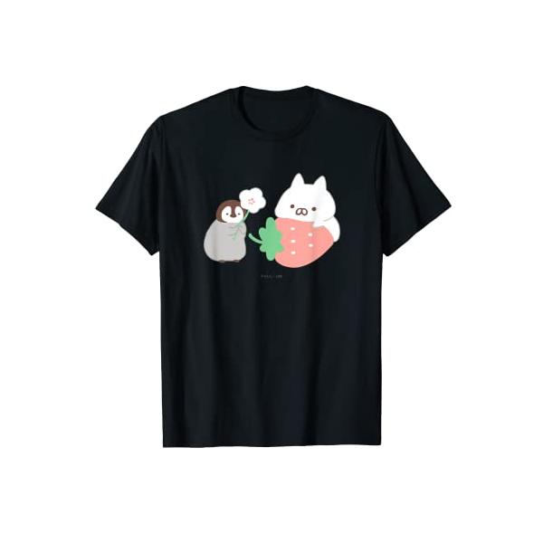 ねこぺん日和 ねこくんぺんちゃんといちご Tシャツ : FREE-Store