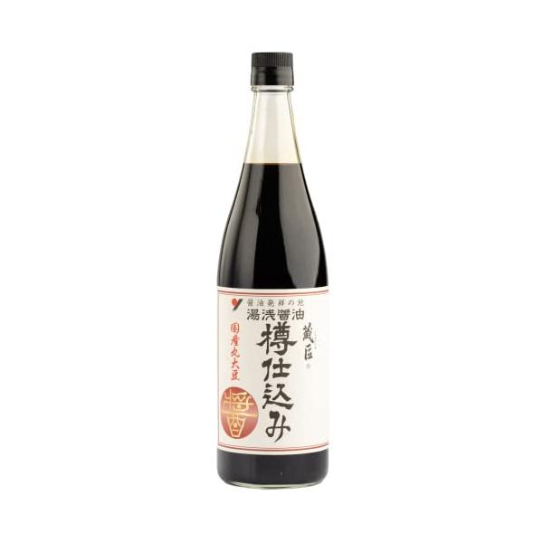 丸新本家湯浅醤油 蔵匠 樽仕込み 720ml｜本醸造 国産大豆 濃口しょうゆ｜高級刺身しょう油 ｜しょうゆ発祥の地｜木桶醸造