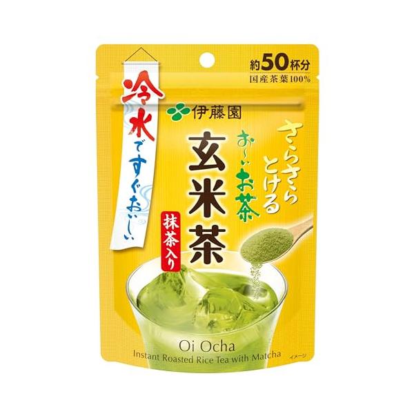 他サイト： 伊藤園 おーいお茶 玄米茶 粉末 40g チャック付き袋タイプ 抹茶入りの商品画像