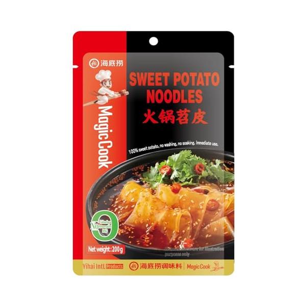 原材料：サツマイモでんぶん(100%)水、塩、香料・商品サイズ(高さx奥行x幅):1cm×24cm×15.6cm