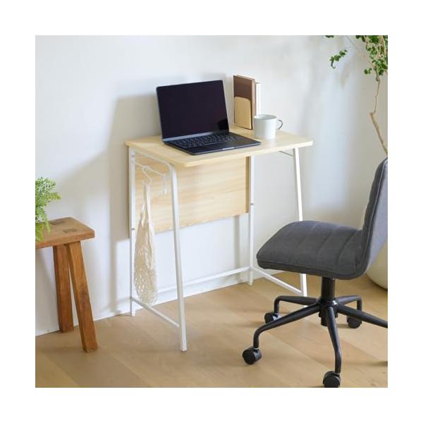 シンプルウッドナチュラル/幅60×奥行40×高さ70cm/GSD-6040(WN/WH2)・Color:ウッドナチュラルStyle:シンプル・パッケージ個数:1・マルチに使えるインテリアを選ばないシンプルなワークデスクです。パソコンデスクや...