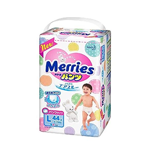他サイト： メリーズパンツ さらさらエアスルー Lサイズ(9~14kg) 44枚の商品画像