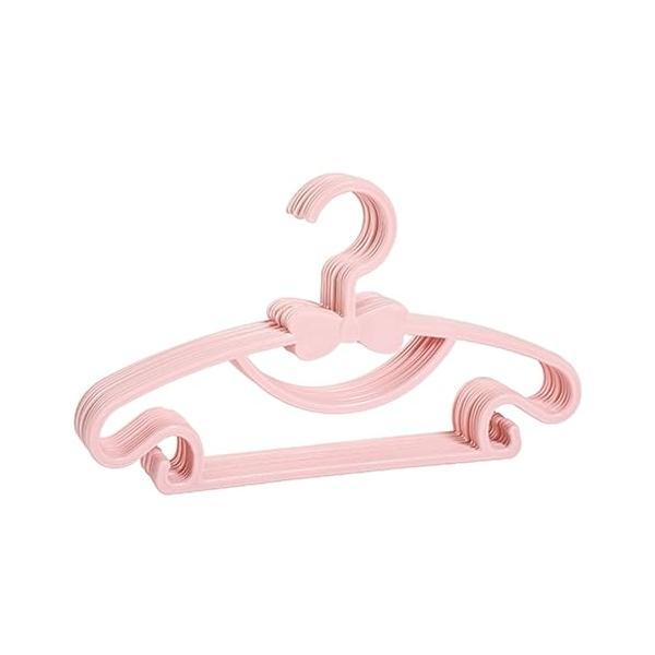 ピンク/横 29cm×縦 17cm/-・Color:ピンク・大人と子供の服のサイズが違うように、ハンガーのサイズも違います。ベビー服、子供服には専用の小さいハンガーをオススメします。・子供服専用ハンガーを使うことで、お洋服の伸びや型崩れを防...