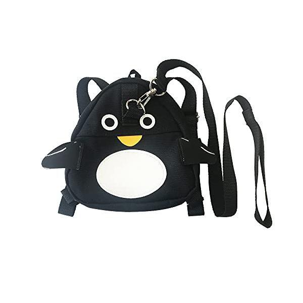 日本製 迷子防止ひも付きリュック (ペンギンAAA) キッズ ベビー 幼児 ハーネス 黒ブラック/80?95cm/M010・Size:80?95cmColor:ブラック・対応身長の目安80?95cm持ち手紐の長さ:67cm・(取り扱いのお願...