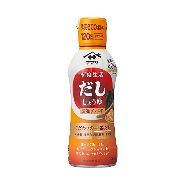 Yamasa ヤマサ醤油 鮮度生活だししょうゆ 300ml×6本