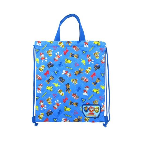 他サイト： 高波クリエイト キルトナップサック パウ・パトロール ブルー 130423 通園 通学 習い事の商品画像