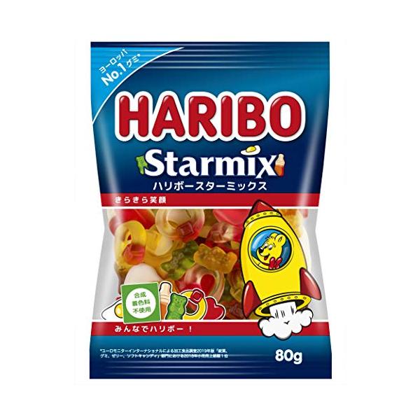 他サイト： Haribo ハリボー スターミックス 80g ×10個の商品画像