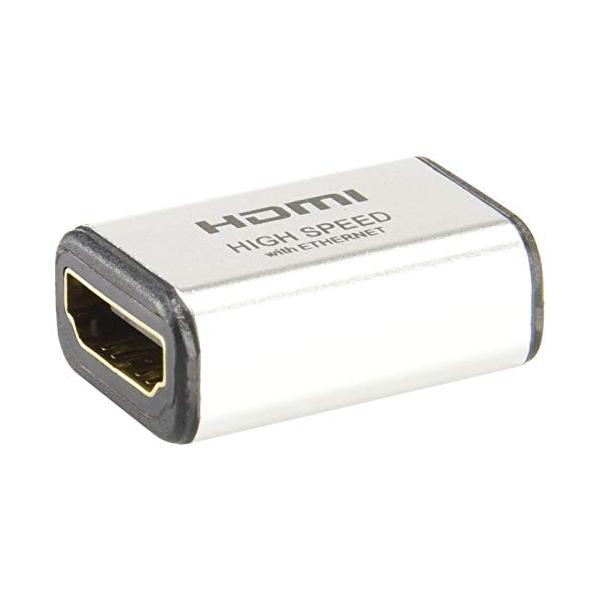 HDMI 中継アダプタ シルバー HDMIタイプAメス-HDMIタイプAメス 目安在庫=△
