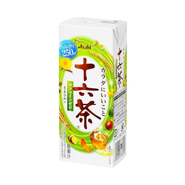他サイト： アサヒ飲料 十六茶 (LL) 紙パック スリム 250ml×24本  お茶   ノンカフェインの商品画像