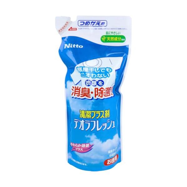 ニトムズ デオラフレッシュ お徳用つめかえ 部屋干しのニオイ・消臭・除菌 天然成分 液体 540ml N1141