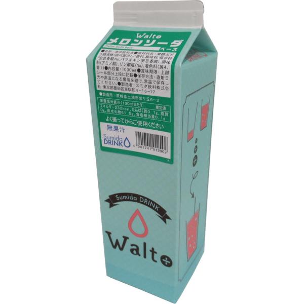 他サイト： スミダ飲料メロンソーダベース 1000mlの商品画像
