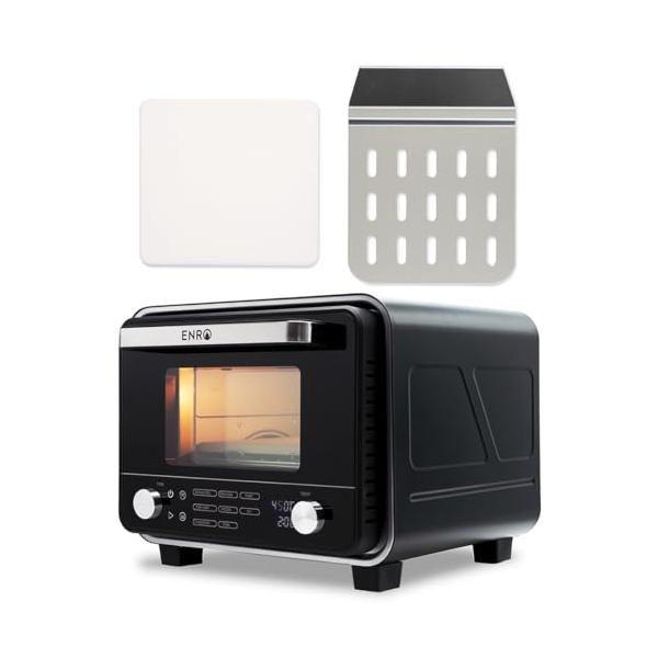 ENRO 小型家電ピザ窯 電気式窯焼名人mini ピザ窯&トースター 約20分の予熱450℃に到達 家庭用