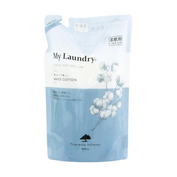 他サイト： マイランドリー詰替用 ホワイトコットンの香り 480mlの商品画像