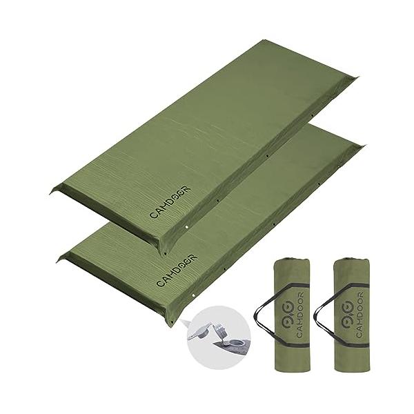 他サイト： CAMDOOR キャンプ マット エアーマット 厚手 8cm30秒自動膨張・より広いR値 6.8 インフレーター 車中泊 コンパクト 自動膨張の商品画像