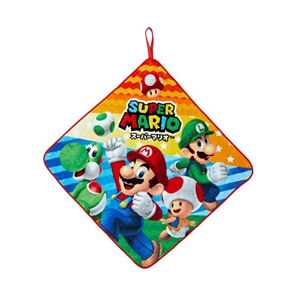 かわいいスーパーマリオ アクションスター/33×33cm/4505001500・Color:スーパーマリオ アクションスター・パッケージ個数:1・サイズ:33×33cm / 生産国:ベトナム社会主義共和国・組成:綿100% / 仕様:シャー...