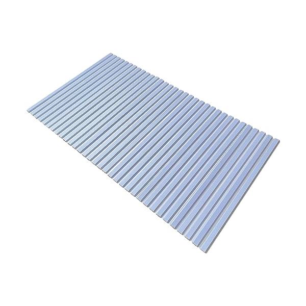 他サイト： ミエ産業 軽量シャッター式 風呂ふた 製品サイズ (約) 75×142.5cm ブルー 防カビ加工 日本製の商品画像