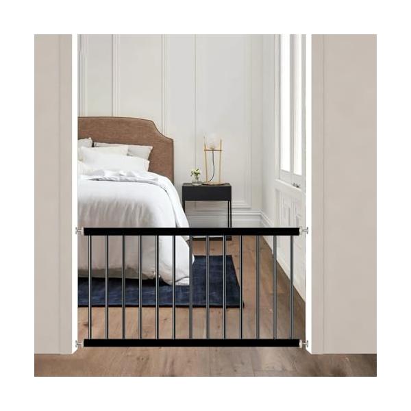 ブラック/幅85-92cm/W357・Size:幅85-92cmColor:ブラック・取り付け簡単ペットゲートは壁への突っ張り式の方法ですので、穴を開ける必要なく、突っ張るだけで簡単にできます。日本語説明書が付属しているのでどなたでも簡単に...