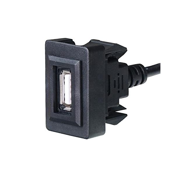 他サイト： USB入力ポート ナビ オーディオ 接続通信パネル TOYOTA トヨタ車系用 タイプA ケーブル長さ25cm(トヨタ-タイプA)の商品画像