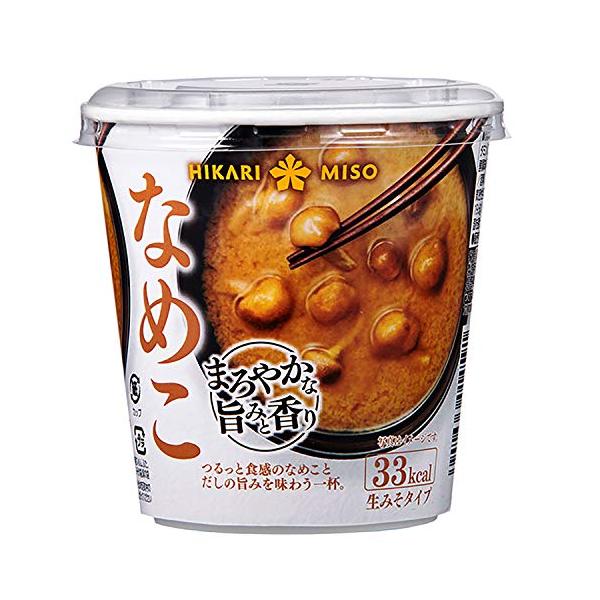 他サイト： ひかり味噌 カップみそ汁 まろやかな旨みと香り なめこ 1食×6個の商品画像