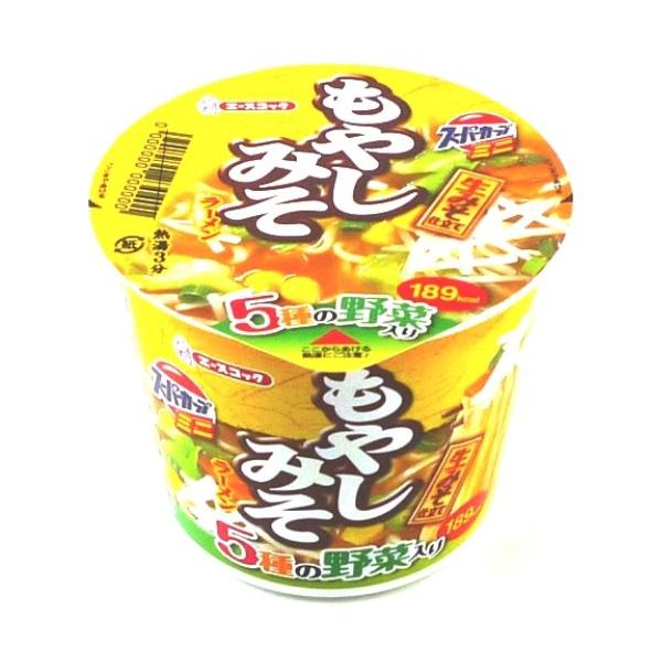 エースコック スーパーカップミニ もやしみそラーメン 51g×12個