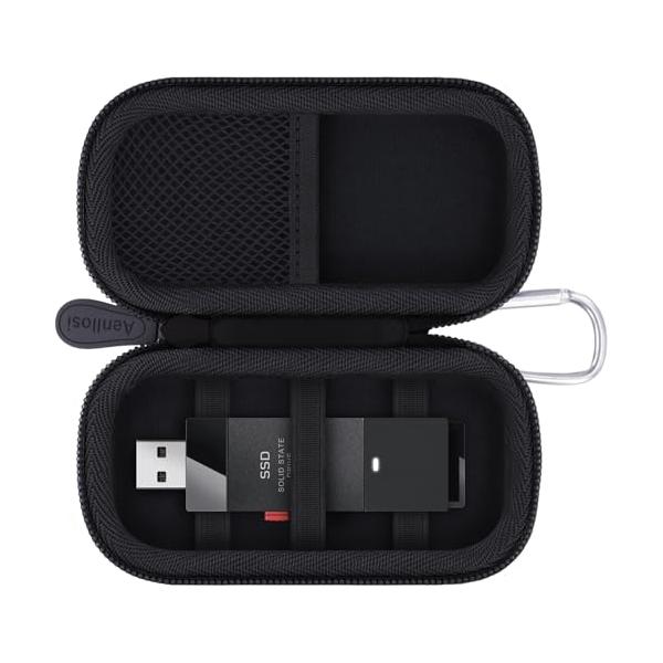 ブラック/-/-・Color:ブラック・パッケージ個数:1・完璧にフィットAenllosi収納ケースはBUFFALO バッファロー SSD 外付けのサイズと色を完璧に似合う設計されています。ご注意：ケースのみの販売(BUFFALO SSDは...