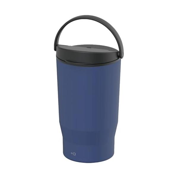 アスベル セラミックタンブラー 水筒 350ml +a 蓋 ハンドル付き