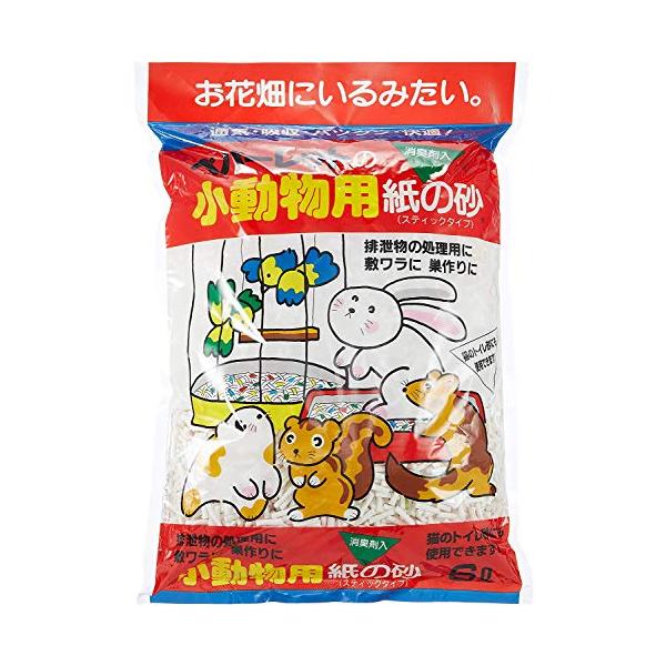 他サイト： ペパーレット 小動物用紙の砂 6Lの商品画像