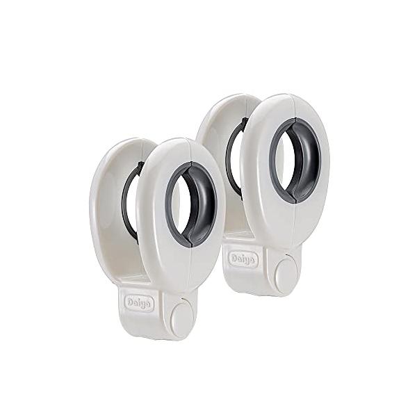 他サイト： ダイヤ (Daiya) 洗濯 物干し 強風対策 フランドリー FLaundry しっかり竿ストッパーW 物干し竿の横ズレ・縦ズレ・落下を防ぐ 丈の商品画像