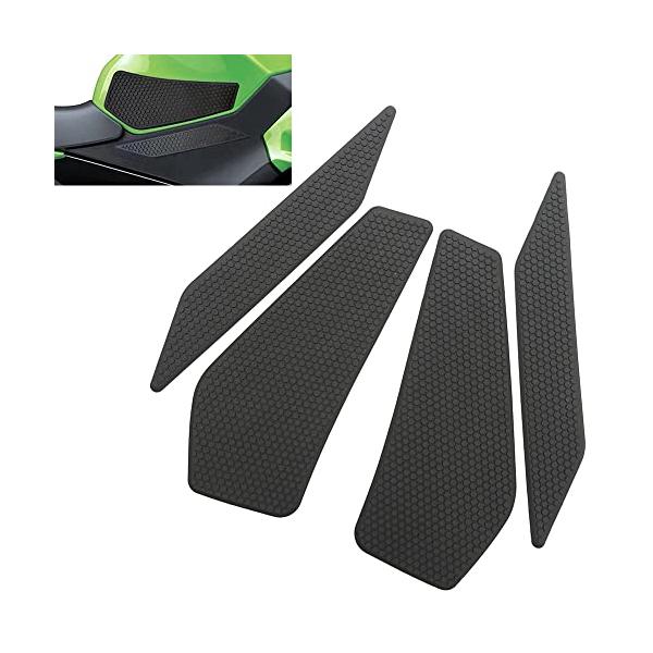 ブラック/NINJA400/-・パッケージ個数:1・適用車種：川崎 KAWASAKI NINJA400 2018-2020・セット内容：ニーグリップパッド × 1ペア、接着剤（両面テープ）とパッド。高品質なゴム素材は、日光/風雨に耐えるだけ...