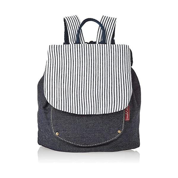 他サイト： イー・エクス・ピー・ジャポン ベビー用リュックサック ベビーリュック ヒッコリー (約) 高さ24x横幅21×奥行9cmの商品画像