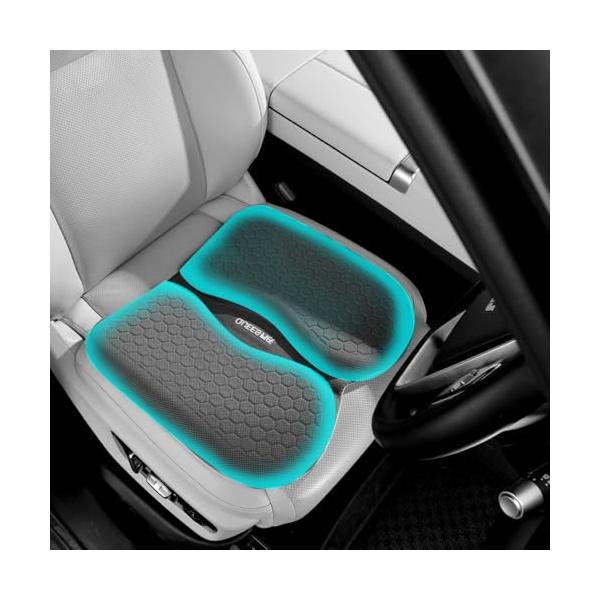 ブラック/スタンダード/ZD-01・お尻を包んで支える立体設計やや凹みで両側は自然にお尻にフィットし、お尻にかかる圧力を分散します。前端はＷ字型デザイン両側はお尻の圧力をよく吸収します。自然にお尻を合わせて優しく包み込んで、フィット感抜群。...