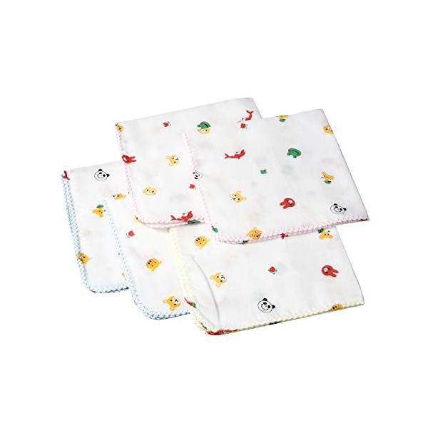 他サイト： イサム商会 綿100% 日本製 ガーゼハンカチ アニマル 32cmx32cm 5枚の商品画像