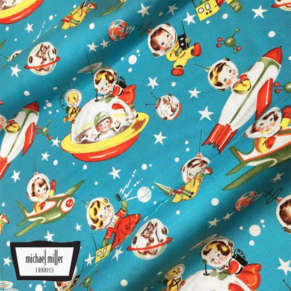 Michael Miller マイケルミラー 生地 おしゃれ 布 レトロキッズ柄 宇宙 ロケット ファブリック生地 ミッドセンチュリー 手作りマスク 布マスク Buyee Buyee 日本の通販商品 オークションの代理入札 代理購入