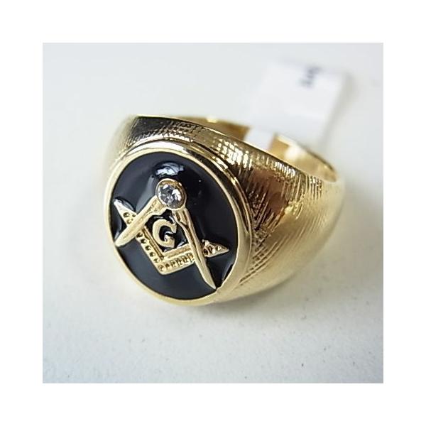 超希少新品 フリーメーソン FREE MASON フリーメイソン カレッジリング