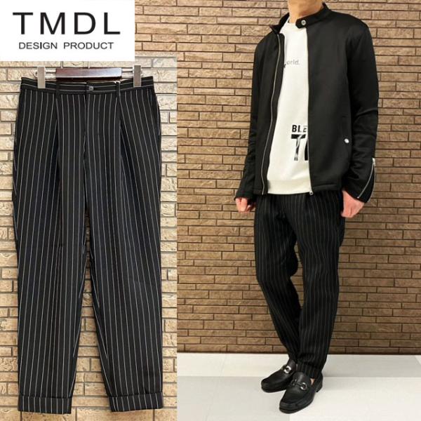 ユニフォームエクスペリメント ピンストライプ テーパード パンツ スラックス L uniform experiment]PIN STRIPE SIDE POCKET TAPERED PANTS(UE