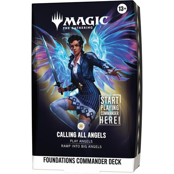 10月2日発売 予約 BOX マジック：ザ・ギャザリング ファウンデーションズ 統率者デッキ Calling All Angels 英語版 MTG トレカ ウィザーズ・オブ・ザ・コースト