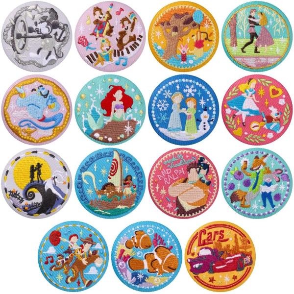 2026年12月発売予定 予約 BOX販売/12個セット Disney Characters 刺繍缶バッジビスケット3 ビスケット 食玩 ボックス ディズニーキャラクターズ