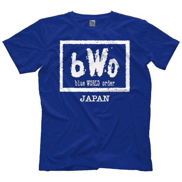 ブルー・ミーニー Tシャツ「BLUE MEANIE bWo JAPAN ロゴTシャツ」アメリカ直輸入プロレスTシャツ ECW WWE WCW