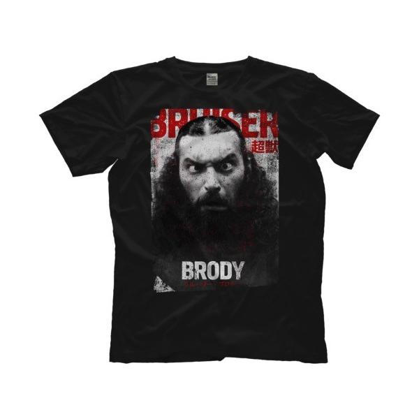 “超獣” ブルーザー・ブロディ Tシャツ「BRUISER BRODY Brody Tシャツ」 《日本未発売品》昭和プロレス 全日本 新日本 アメリカ直輸入プロレスTシャツ