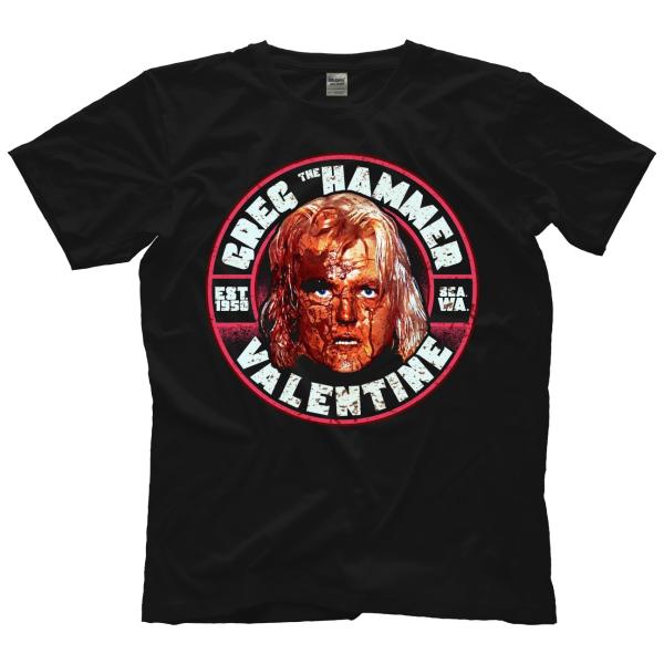 “金髪の爆撃機” グレッグ・バレンタイン Tシャツ「GREG VALENTINE EST. 1950 Tシャツ」アメリカ直輸入Tシャツ（並行輸入品）NWA WWF WWE エルボードロップ