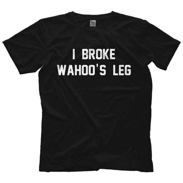“ザ・ハンマー” グレッグ・バレンタイン Tシャツ「GREG VALENTINE I Broke Wahoo's Leg Tシャツ」アメリカ直輸入Tシャツ（並行輸入品）NWA WWF WWE SWS 新日
