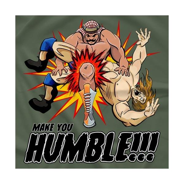 アイアン・シーク Tシャツ「THE IRON SHEIK Make You Humble! Tシャツ」アメリカ直輸入プロレスTシャツ《日本未