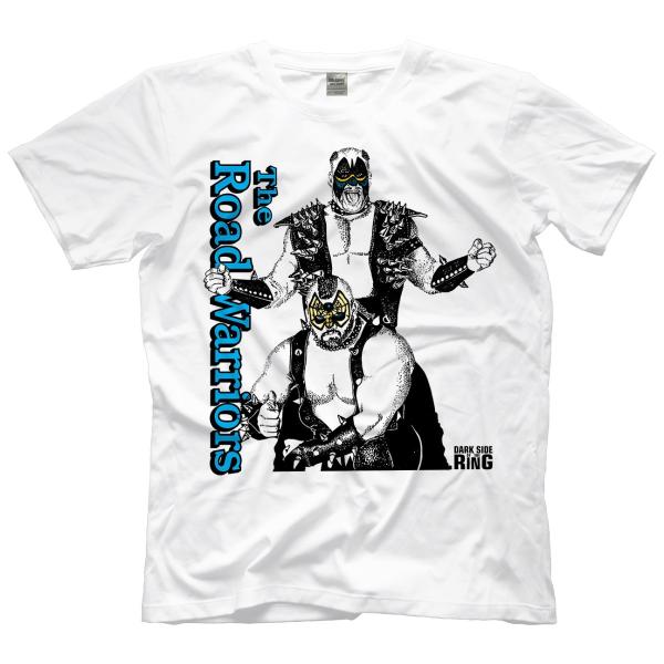 ザ・ロード・ウォリアーズ（ホーク＆アニマル）Tシャツ「THE ROAD WARRIORS Vintage Road Warriors x Dark Side Of The Ring Tシャツ」USAインポートTシャツ