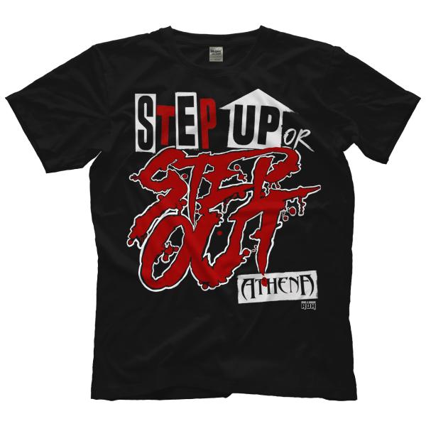 ROH アシーナ Tシャツ「ROH リング・オブ・オナー ATHENA Step Up Or 